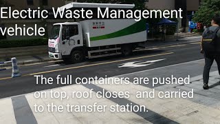 Shenzhen China, Electric Waste Management vehicle \/ truck \/ battery powered