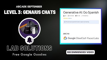 Generative AI: Go Spanish Lab Solution || #ARC110 || Arcade Week 3 || Free Google Swags & goodies