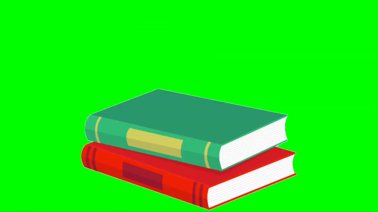 green screen books set animation effect YouTube