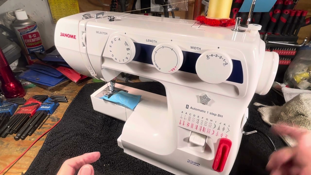 W744-U26-240 JANOME ジャノメ MY LOCK マイロック2035 ロックミシン 