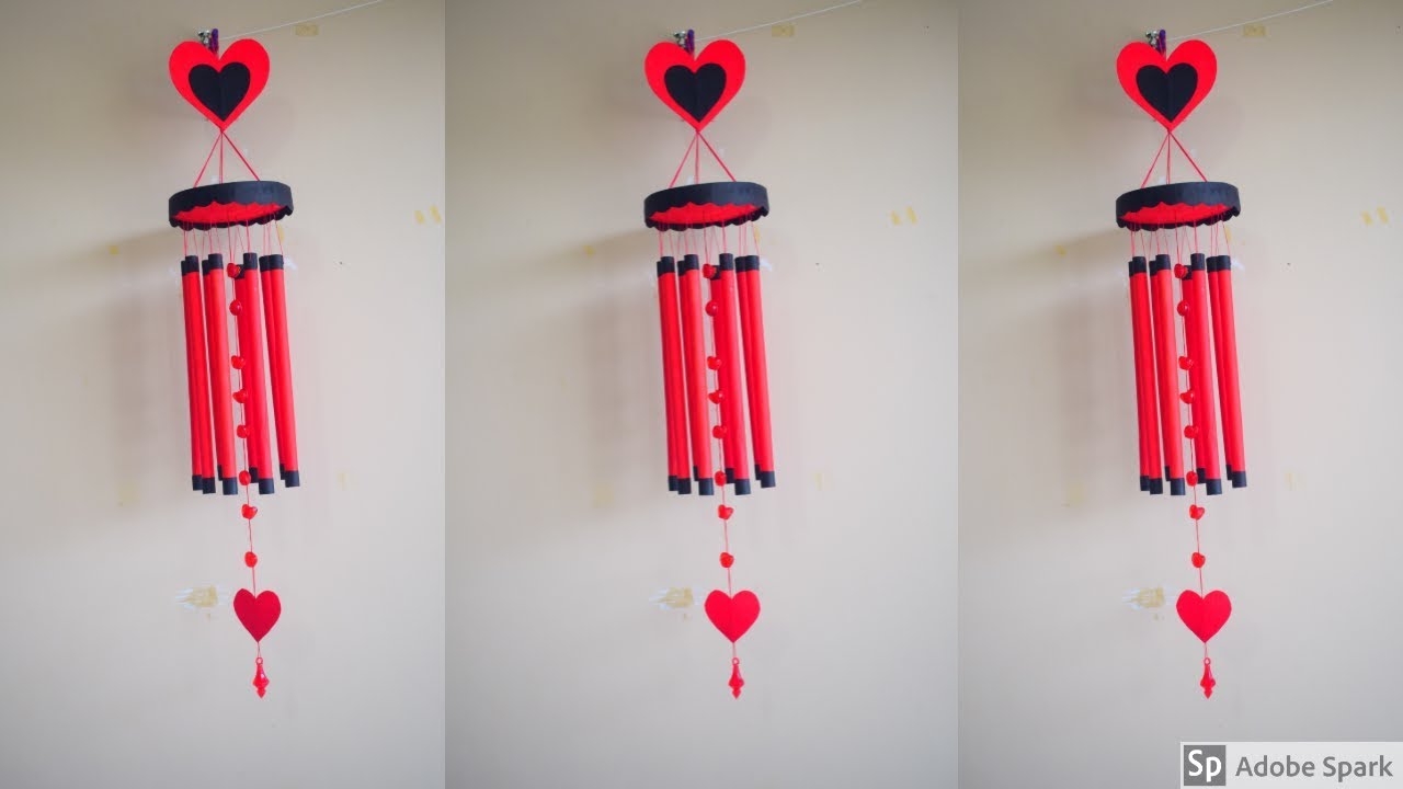 Wind chime craft ideas // Wind chime making // Home decoration ideas