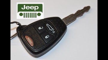 07-18 Jeep Wrangler Key Fob Battery Replacement - EASY DIY