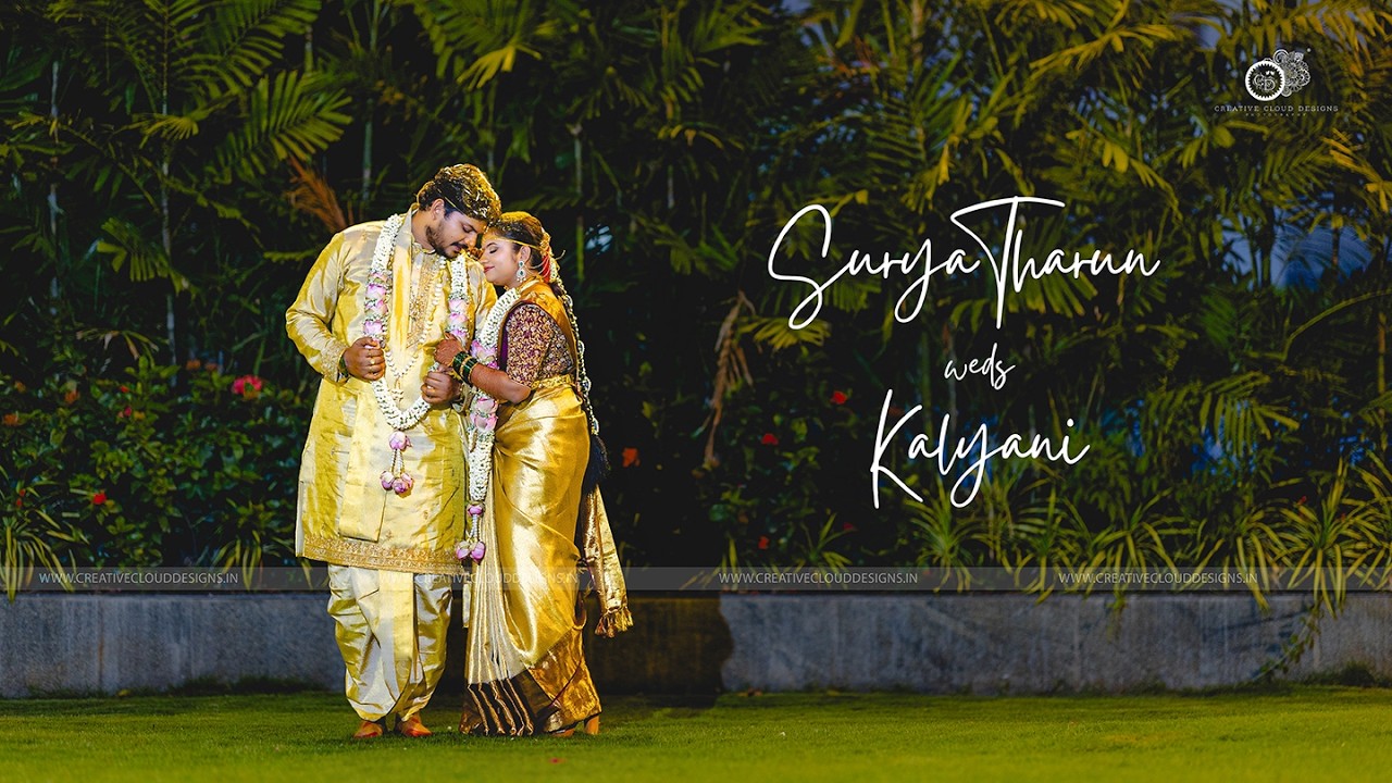 urya Weds Kalyani grand wedding highlights at SVL Arena Hyderabad captured by Creative Cloud Designs