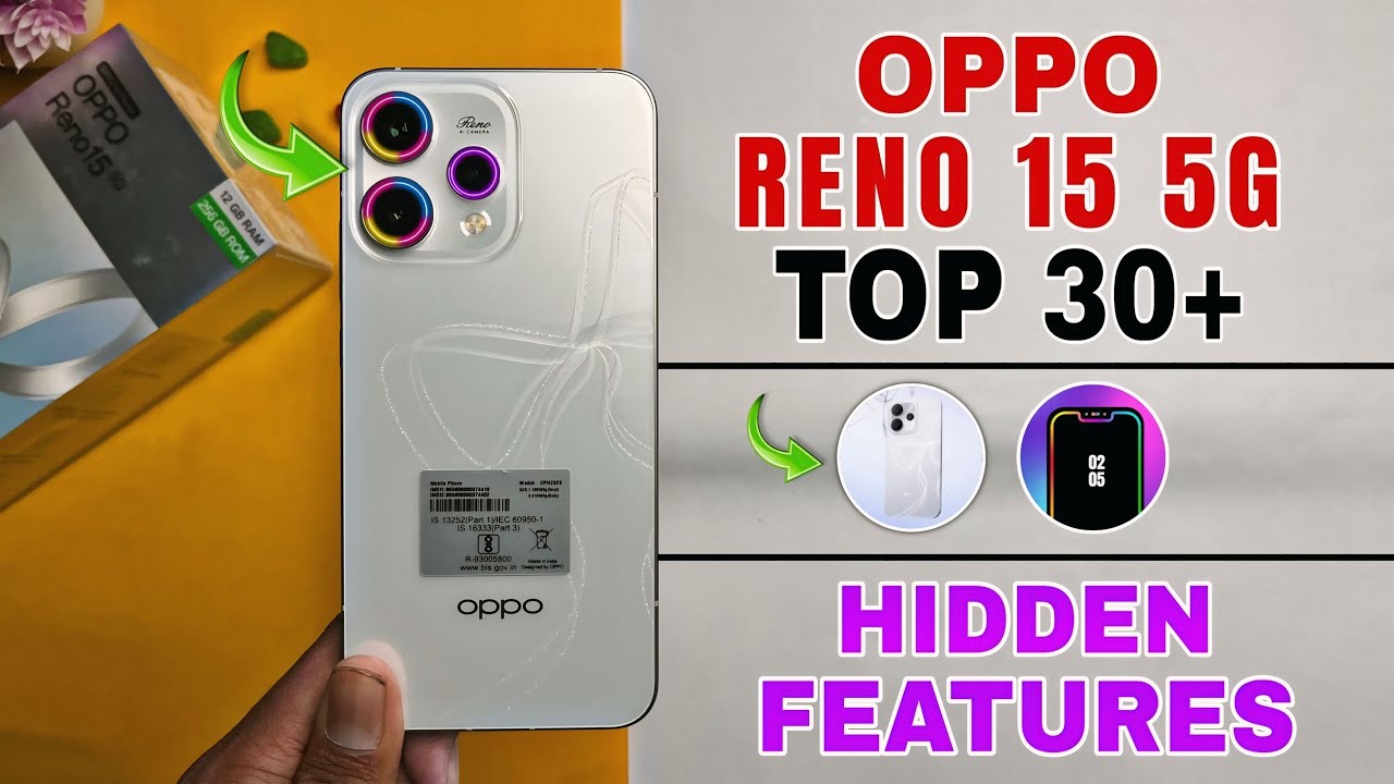 Oppo Reno 15 5g Top 30+ Hidden Features | Tips And Tricks 