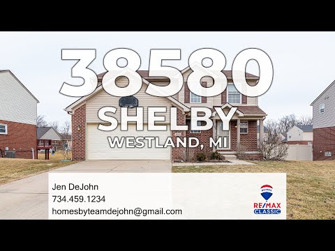 38580 Shelby Drive, Westland, MI home video tour