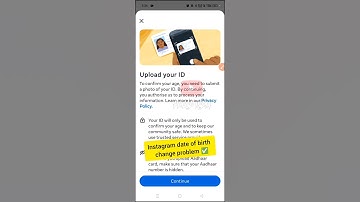 Instagram date of birth kaise change kare🥹 Instagram Upload your ID problem solve✅ #proudindia