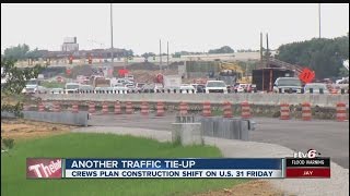 Traffic shift coming to U.S. 31 in Carmel