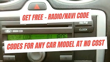 Ford Figo & Ford Fiesta cars, How to enter key Code in music system