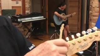 Hanging with James Burton at Studiowest