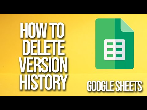 Vídeo: Com puc eliminar l'historial d'edició a Google Docs?