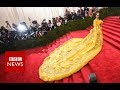 The woman behind Rihanna's yellow dress - BBC News