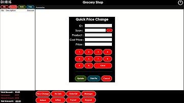 C# winform Quick Price Change Form Design Grocery Shop POS Part 6