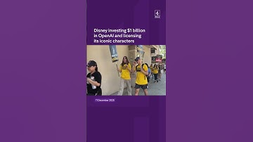 Disney investing $1 billion in OpenAI and licensing its iconic characters