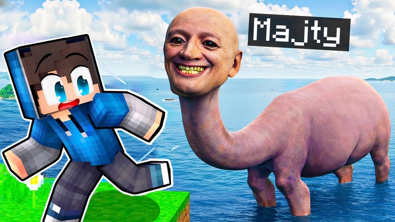 Vyprankoval jsem Kamaráda jako HUMAN HEAD SEA MONSTER v Minecraftu!