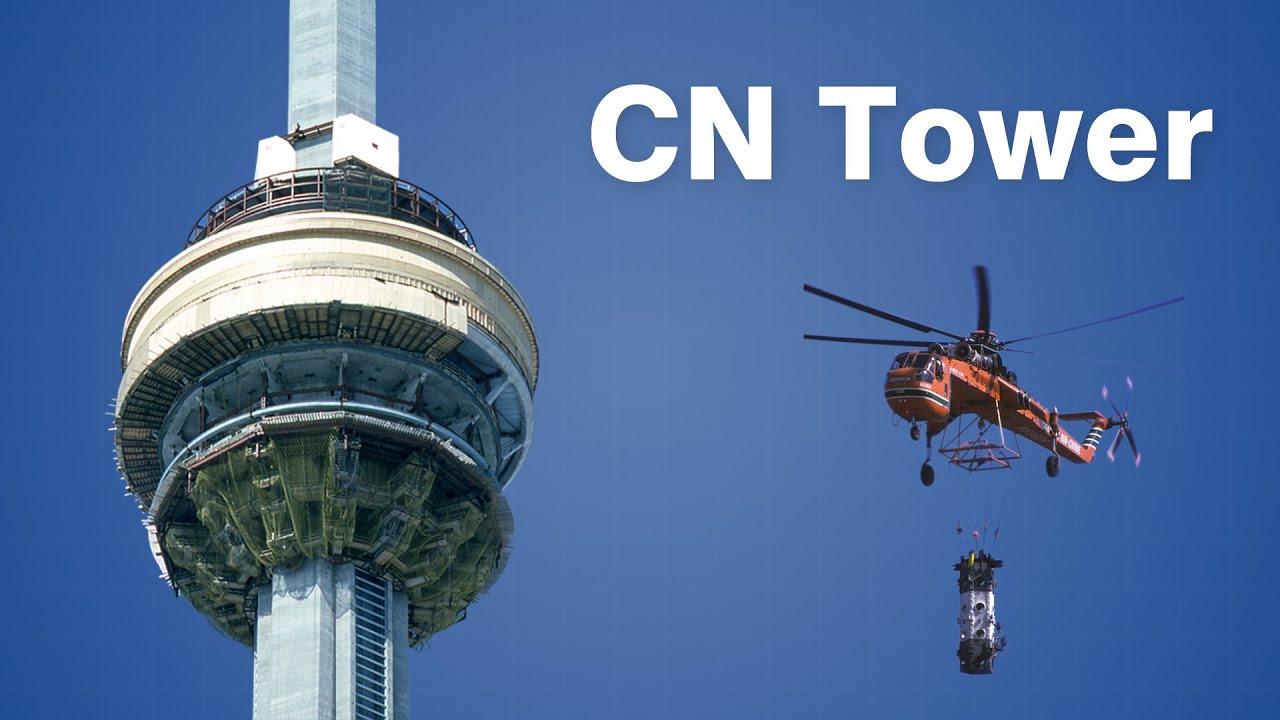 How the CN Tower was Built | Engineering & Construction - YouTube