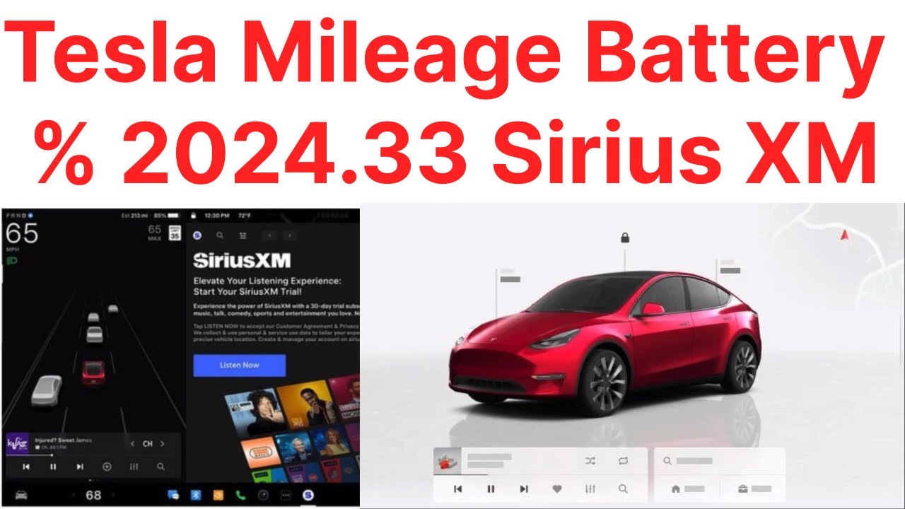 Do Teslas Have Sirius Xmnull