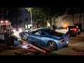 Upset Cops Impound Crashed and Abandoned Ferrari