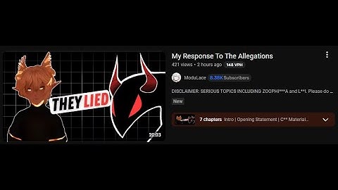 MODULACE RESONDED TO THE ALLEGATIONS "IM RIGHT EVERYONE ELSE IS WRONG!"