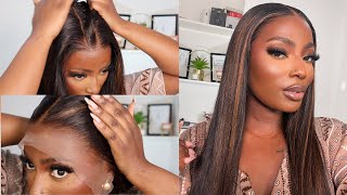 STOP PLUCKING YOUR LACE FRONT WIGS! DO THIS INSTEAD! EASIEST WAY TO INSTALL YOUR WIGS FT MYFIRSTWIG