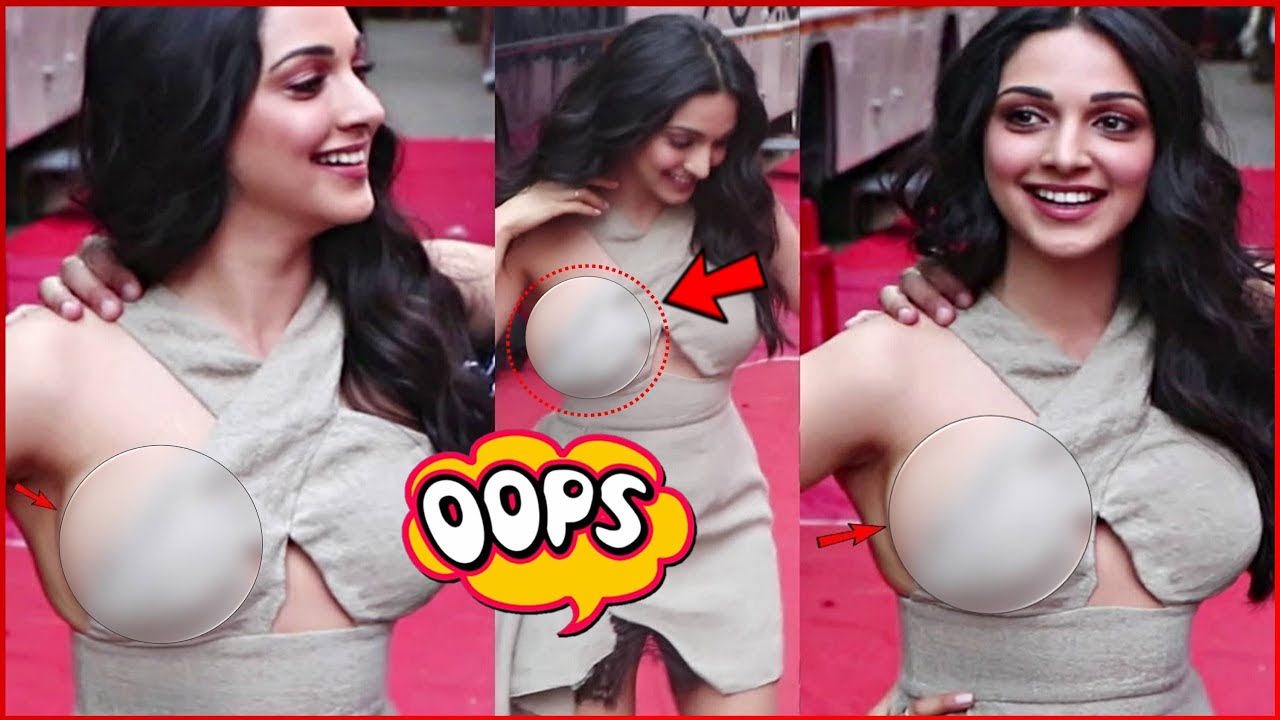 Kiara Advani Oops Moment With Her Gorgeous Dress In Front Of Media ! -  YouTube