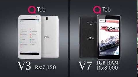 Qmobile QTab V3 & QMobile Tablet V7 Official Video