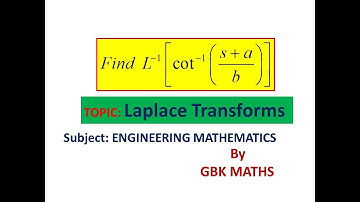 Inverse Laplace Transform of derivative//GBK Maths//Engineering Mathematics, JNTU, Gate //M1//M2//M3