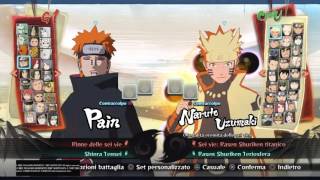 Naruto Shippuden Ultimate Ninja Storm 4 Tutti i Personaggi ed i Costumi