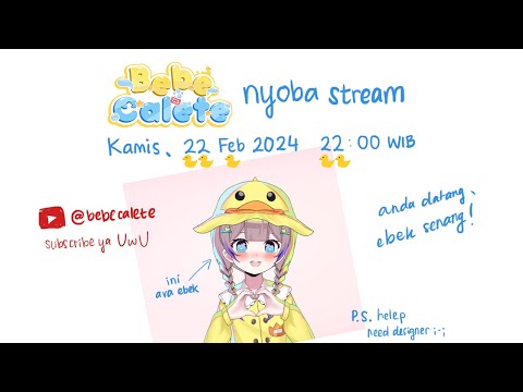 【DEBUT】Bebe Calete mencoba untuk livestream! 🐣