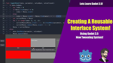 Creating A Reusable Interface System using Godot 3.5 New Tweening System | Lets Learn Godot 3.5!