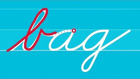 Cursive Writing Wizard – ZB Style font Cursive - My words