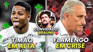 WESLEY BRILHA E FLAMENGO EM CRISE ft. BRAUNE - QUEBRADA FC #60