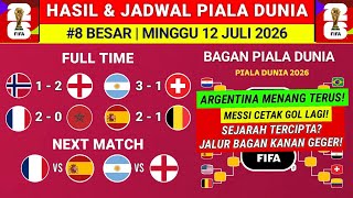 BARU! Hasil piala dunia 2026 - Argentina vs Swiss 3-1 & Bagan piala dunia 2026 terbaru hari ini