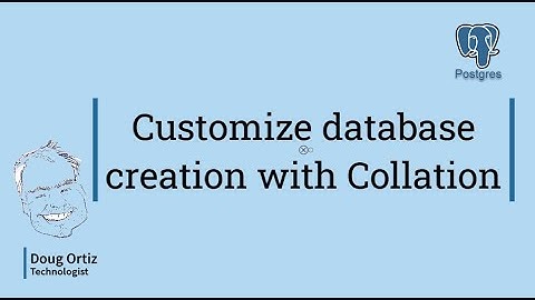 Create your database with collation!
