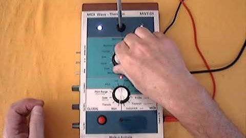 Midi Wave Theremin 1.1 The basics