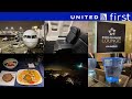 United FIRST Class: Los Angeles to Washington Dulles