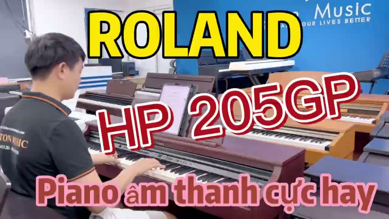 Roland HP 205 GP | Giá cực kỳ ưu đãi | NHẠC CỤ ANTON MUSIC. - YouTube