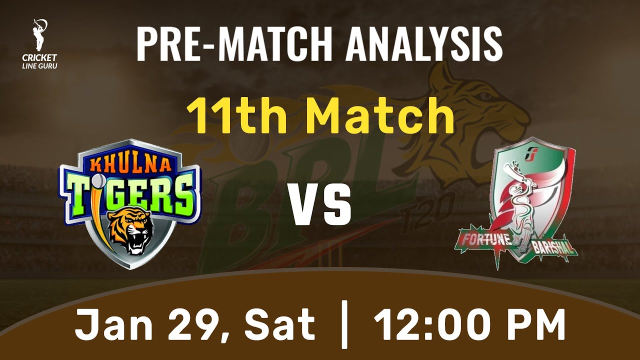 Khulna Tigers vs Fortune Barishal 11th Match Prediction | BPL 2022 KLT vs FBA analysis, who will win