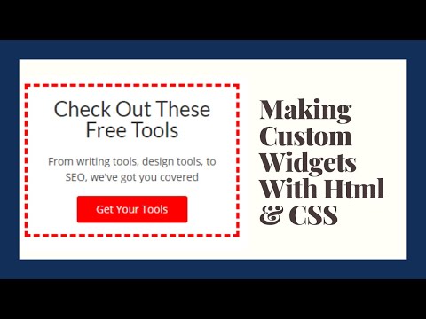 Making Custom Widgets For Wordpress With HTML & CSS