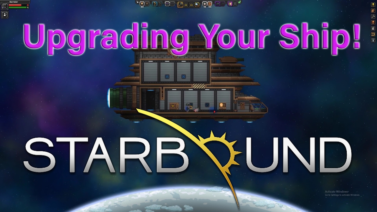 upgrade ship starbound command