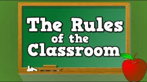 The Rules of the Classroom (song for kids about the 6 rules of the classroom