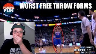 Reacting To The Ugliest Free Throw Shooting Forms in NBA History