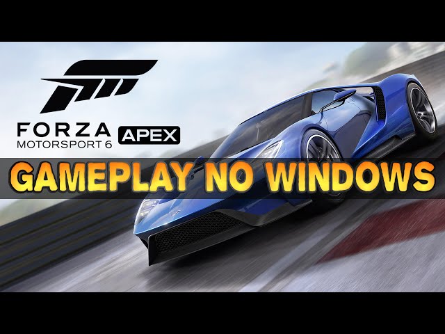 Forza Motorsport 6 Apex Beta Goes Live Today on Windows 10