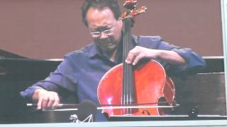 Yo Yo  Ma, &#39;Quarter Darkened Chicken&#39;, Goat Rodeo,  Hollywood Bowl 8 25 13