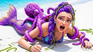 Save Rumi! Mermaid Caught by a Giant Octopus | Kpop Demon Hunter