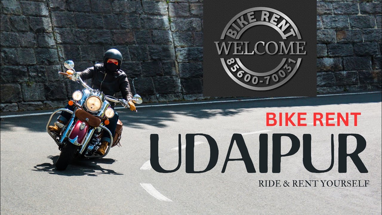 Bike for rent in udaipur only 350/day Udaipur City tour with bike udaipur tourist YouTube