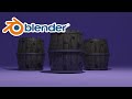  tuto blender 8  pbr    un tonneau avec textures pbr  tutoriel blender 3d dbutant franais