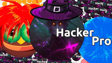 NOOB vs PRO vs HACKER in Agma.io ( Game Like Agar.io )
