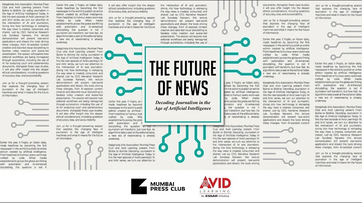 The Future of News: Decoding Journalism in the Age of Artificial Intelligence