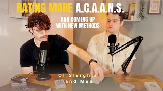 Rating more A.C.A.A.N.s (and coming up with new methods)
