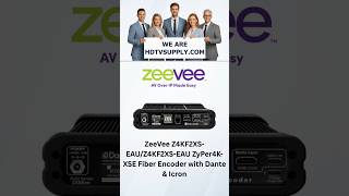 ZeeVee Z4KF2XS-EAU/Z4KF2XS-EAU ZyPer4K-XSE Fiber Encoder with Dante & Icron